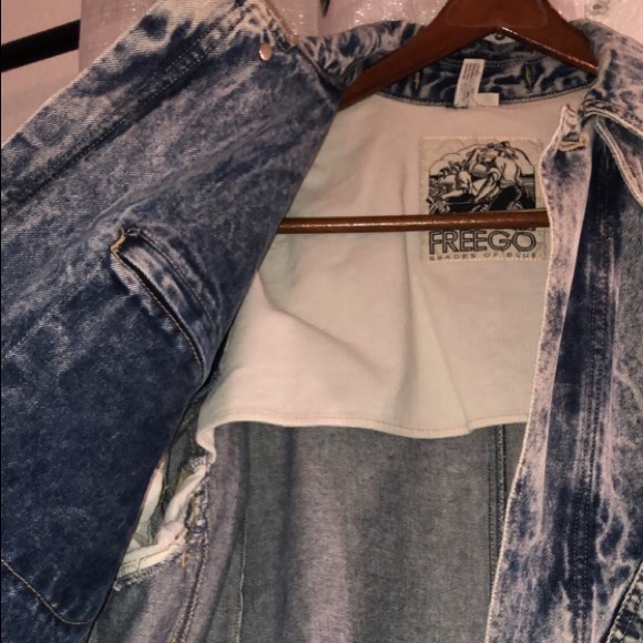 🔆Vintage FREEGO jean jacket - Picture 3 of 5